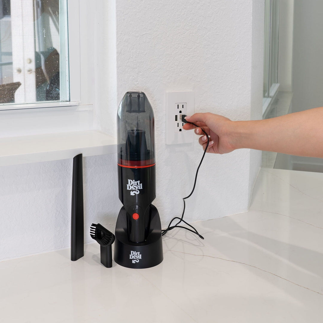 Cordless Rechargeable Handheld Vacuum for Quick Pick-Ups EV1101HH Retail $29.77