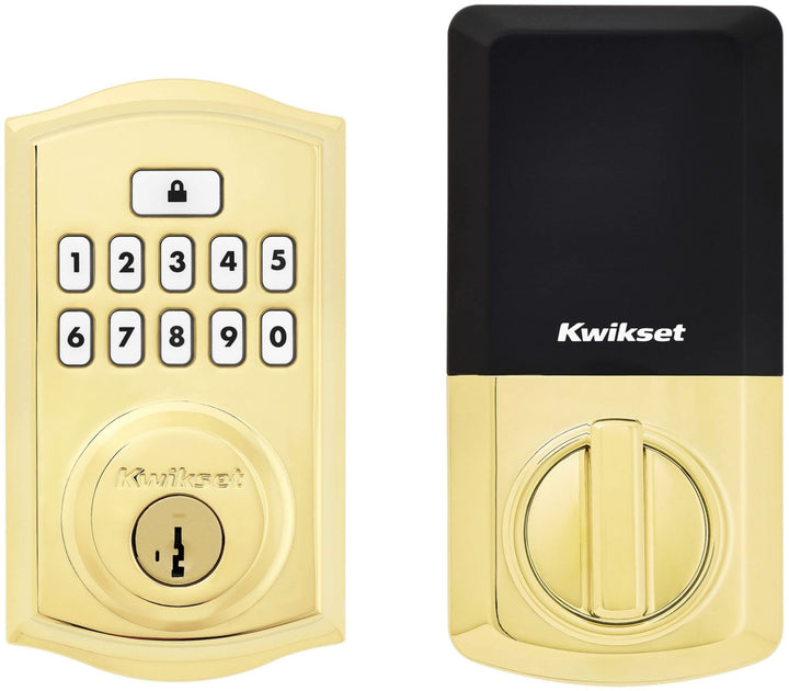 Kwikset 9260TRL-15S Traditional SmartCode Keypad Electronic Deadbolt SmartKey Satin Nickel Finish