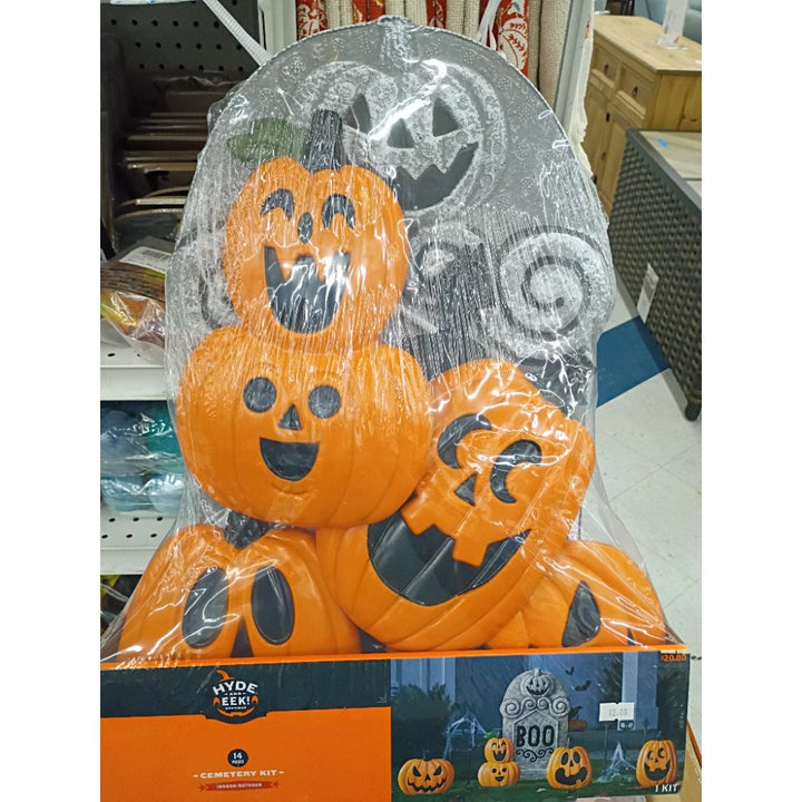 14pc Pumpkin Scene Setter Kit Halloween Decorative Prop