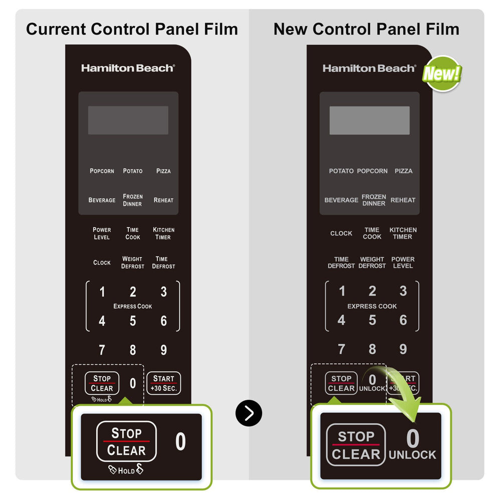 Hamilton Beach 0.9 Cu Ft Countertop Microwave Oven  900 Watts  Stainless Steel  New Retail $72.00
