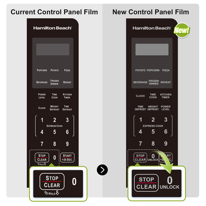 Hamilton Beach 0.9 Cu Ft Countertop Microwave Oven  900 Watts  Stainless Steel  New Retail $72.00