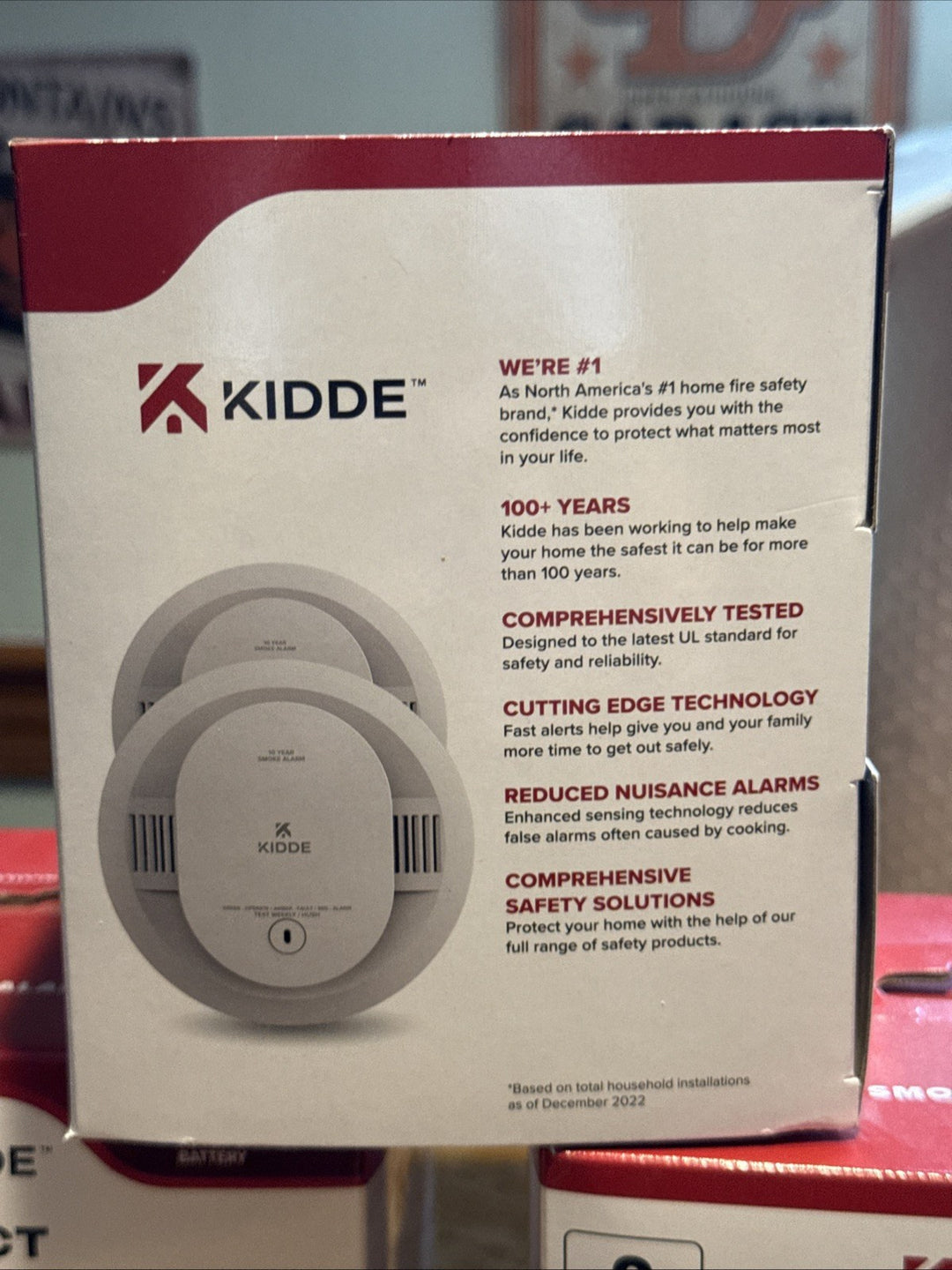 Kidde LED Warning Light Indicators Smoke Detector, 2 Pack - Battery Powered Retail $59.97