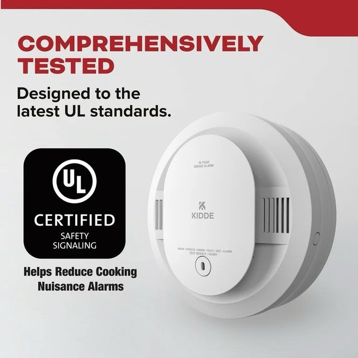 Kidde LED Warning Light Indicators Smoke Detector, 2 Pack - Battery Powered Retail $59.97