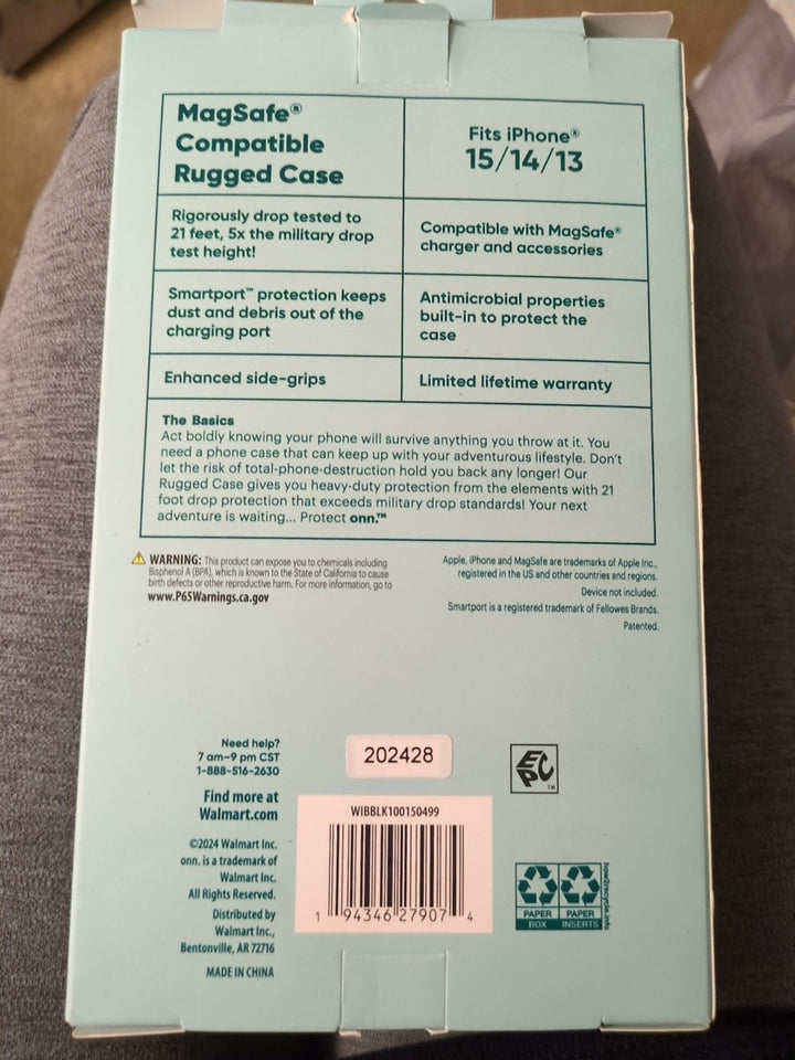 Stock Preferred - MagSafe Rugged Shockproof Case for iPhone 14 Pro Max – Heavy Duty Hybrid Magnetic Protection - Black Retail $18.99