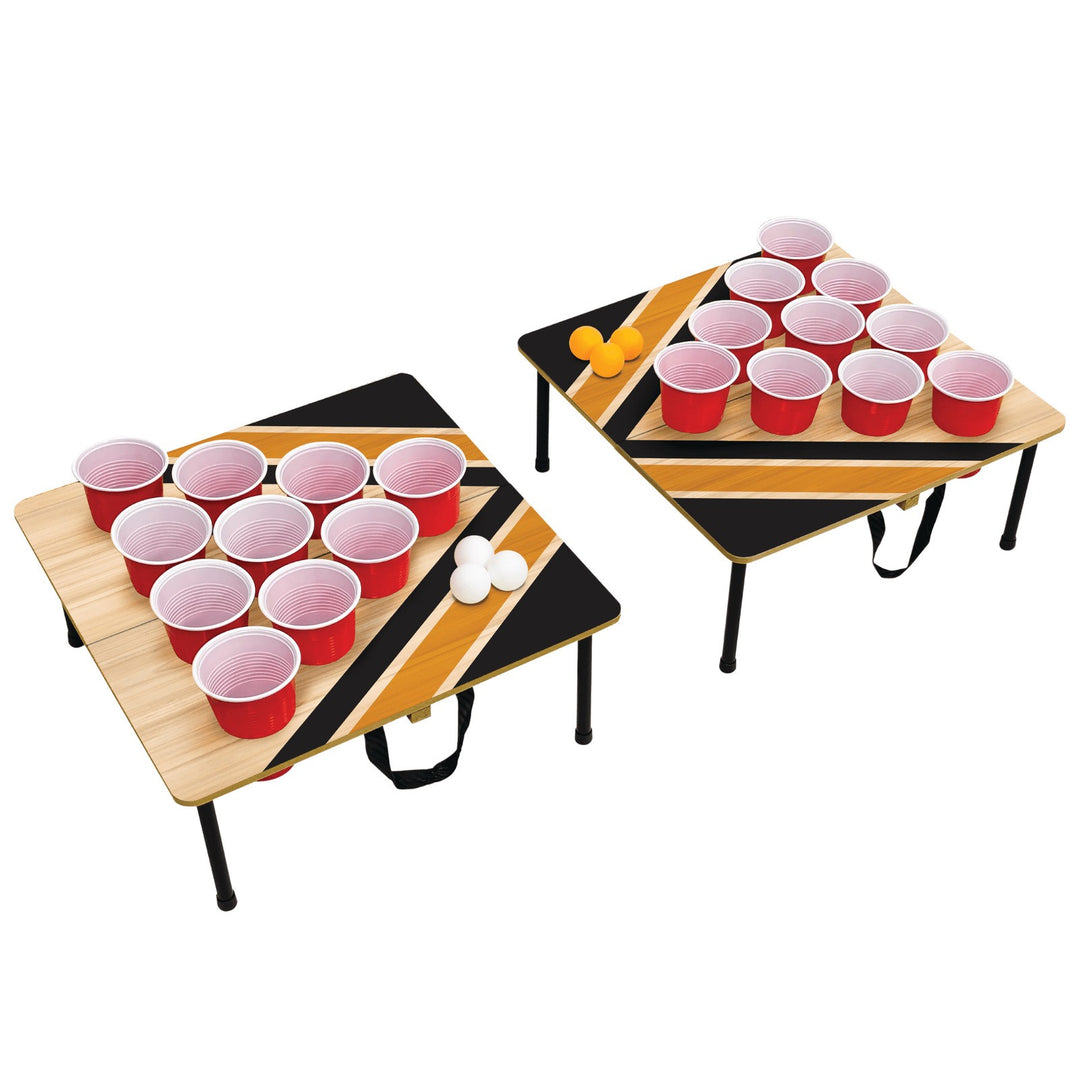 Portable Cup Pong  Outdoor Toss Game Set  for All Ages  by MinnARK Retail $24.88