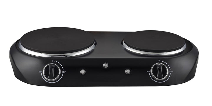Double Burner 1800 W, Black Electric Cooktop, 1 Each, Assembled Product Retail $37.53