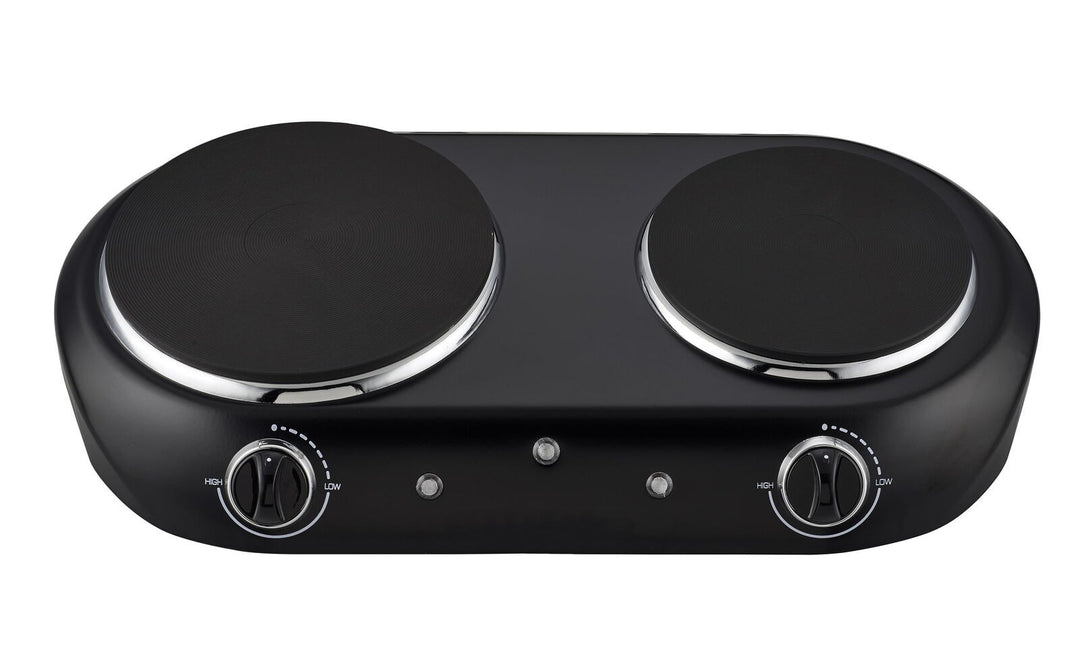 Double Burner 1800 W, Black Electric Cooktop, 1 Each, Assembled Product Retail $37.53
