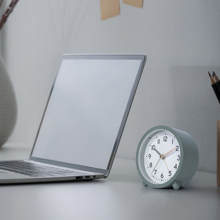 MainStays Green Mini Analog Alarm Clock Retail $7.27