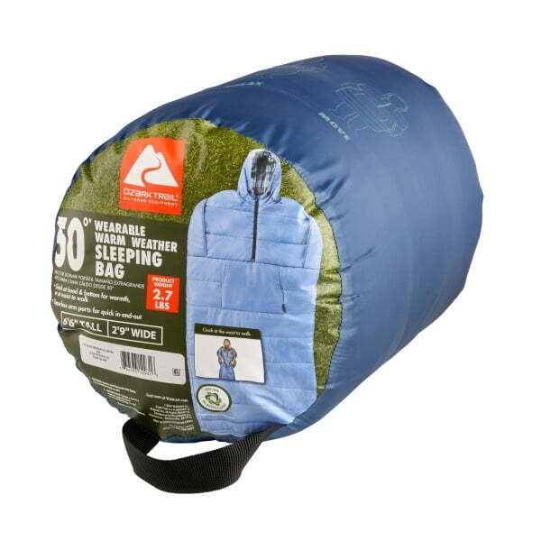 Ozark Trail 50 F Wearable Sleeping Bag Retail $44.88