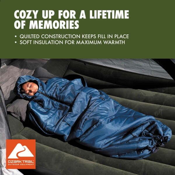 Ozark Trail 50 F Wearable Sleeping Bag Retail $44.88