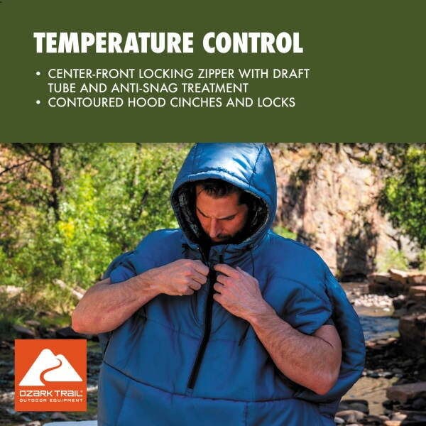 Ozark Trail 50 F Wearable Sleeping Bag Retail $44.88