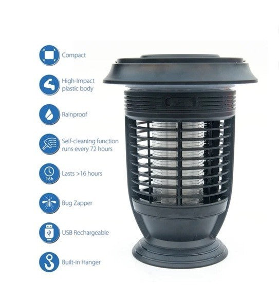 Ozark Trail Rechargeable Self -Cleaning Bug Zapper Retail $36.36