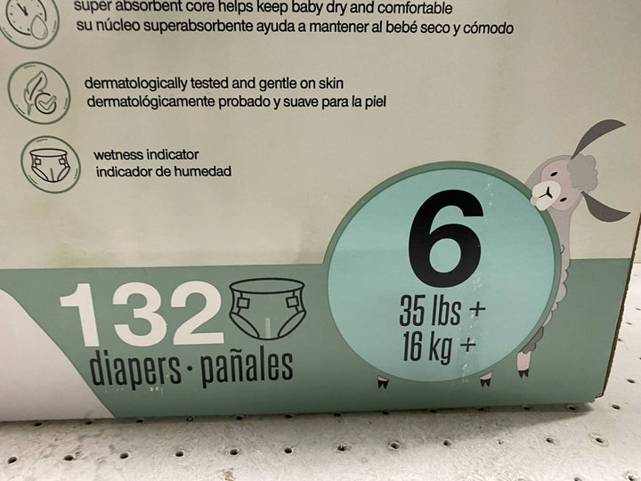 Kirkland Signature Diapers Size 6 Sealed 35+ Lbs 132 Count Retail $69.99
