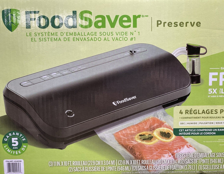 FoodSaver VS2280 Preserve Vacuum Sealing System Starter Kit W/ Handheld Sealer