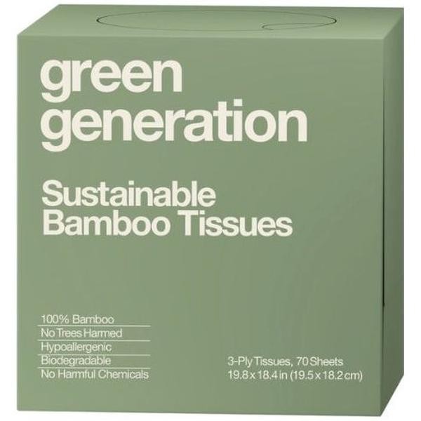 KHLV02413520 Bamboo Facial Tissue Cube, 70 Piece Retail $5.46