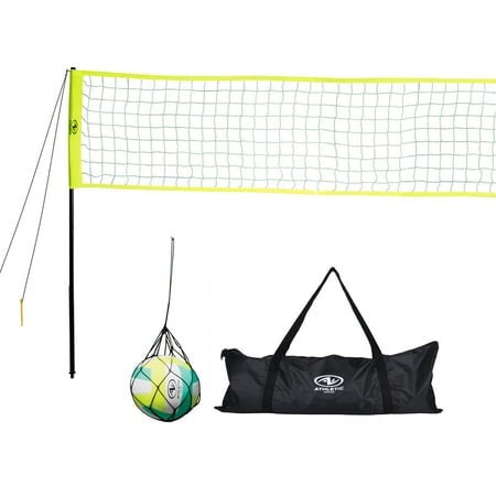 Athletic Works Outdoor Volleyball and Net Set with Ball and Pump Retail $64.97