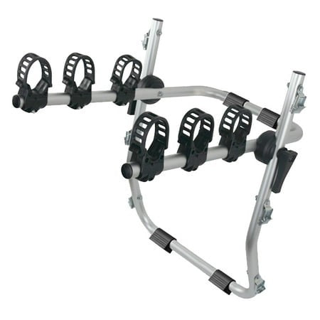 Ozark Trail 3-Bicycle Trunk Bike Rack  Aluminum Rack Carrier up to 99lbs  Fit for Sedans  Hatchbacks Retail $78.92