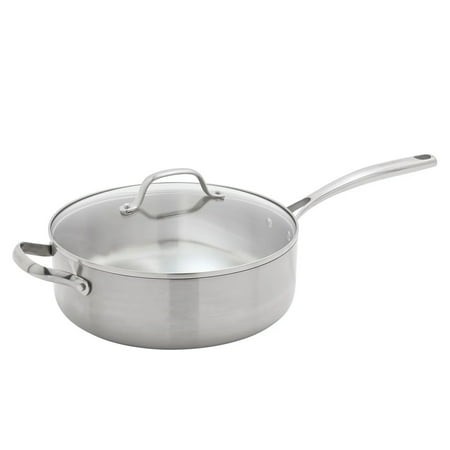 GreenPan Superior 5 Quart Stainless Steel SautÃƒÂ© Pan