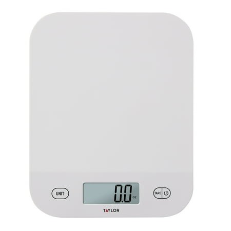 Taylor Digital Waterproof Kitchen and Food Scale with Grams & Ounces  White 11LB Capacity Retail $21.97