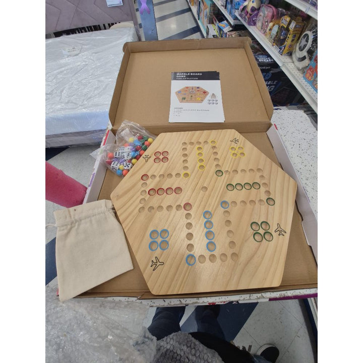 Marble Board Game - Strategy Game, Multicolor Marbles