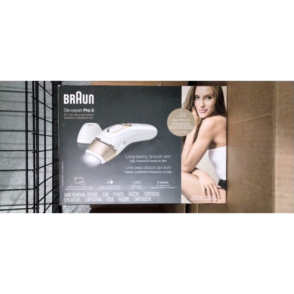 Braun IPL Silk·Expert Pro 5 PL5157 Latest Generation IPL, Permanent Visible Hair Reduction, at-Home Hair Removal System with Soft Pouch and Precision Head Retail $419.00