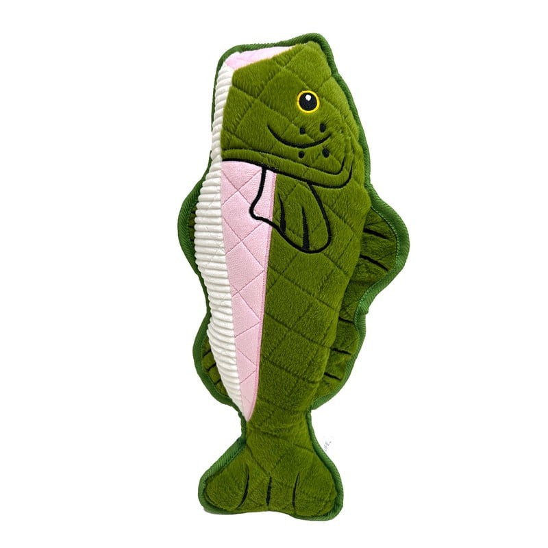 Vibrant Life Tough Buddy Trout Dog Toy  Chew Level 4 Retail $11.84