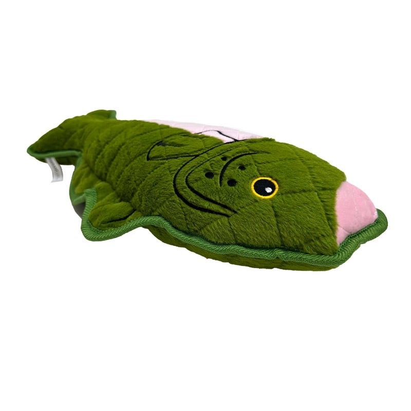 Vibrant Life Tough Buddy Trout Dog Toy  Chew Level 4 Retail $11.84