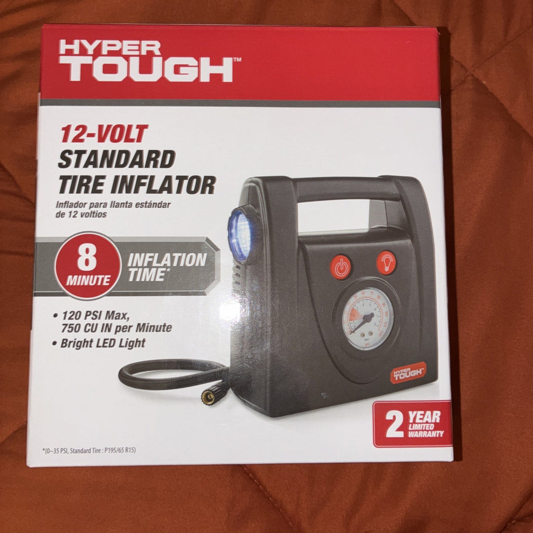 Hyper Tough DC12V Standard Tire Inflator Retail $24.97