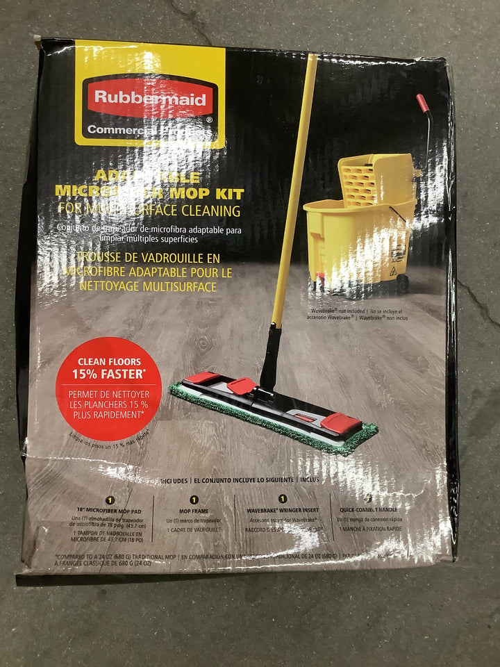 Rubbermaid adaptable microfiber mop kit