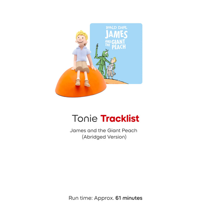 Tonies James and The Giant Peach Audio Toy Figurine from Roald Dahl Retail $18.00