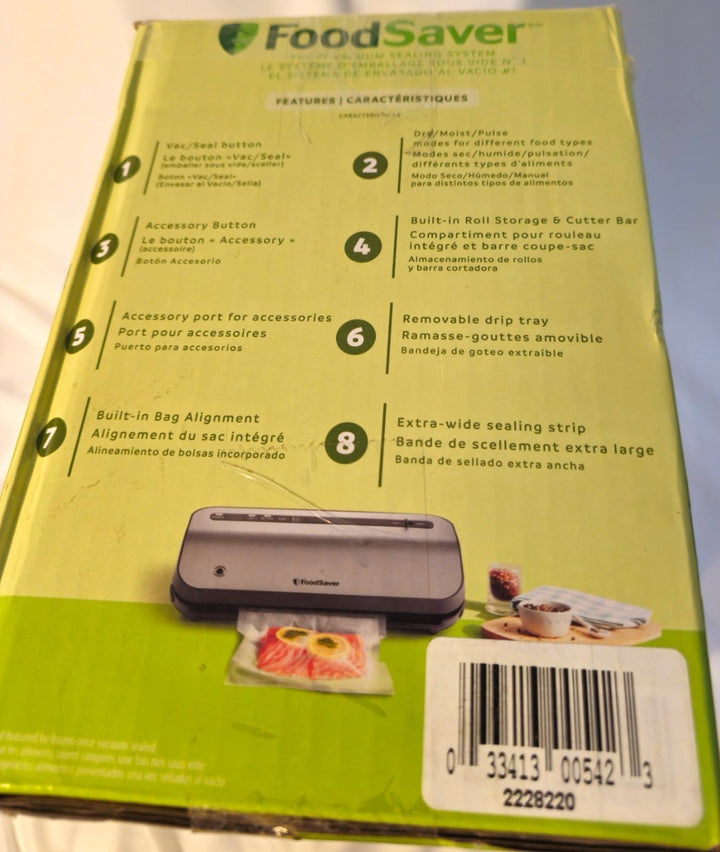 FoodSaver Preserve Vacuum Sealer with Special Value 14 Piece Starter Kit Retail $128.97