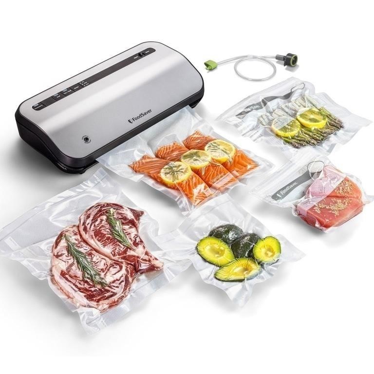 FoodSaver Preserve Vacuum Sealer with Special Value 14 Piece Starter Kit Retail $128.97