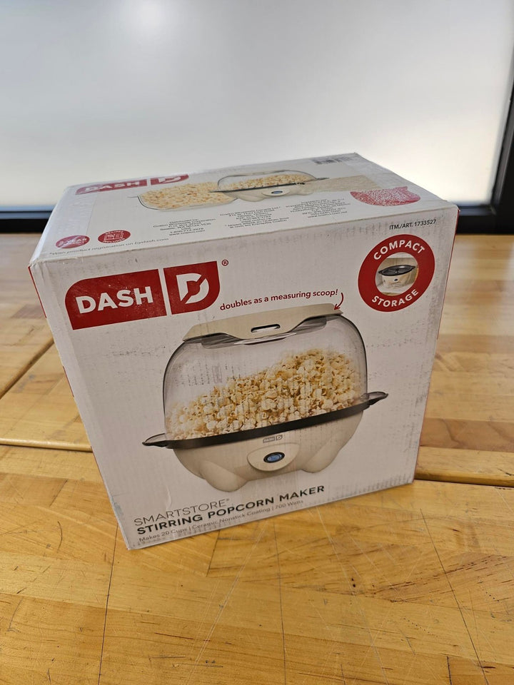 DASH SmartStore Deluxe Stirring Popcorn Maker Hot Oil Electric Popcorn Machine