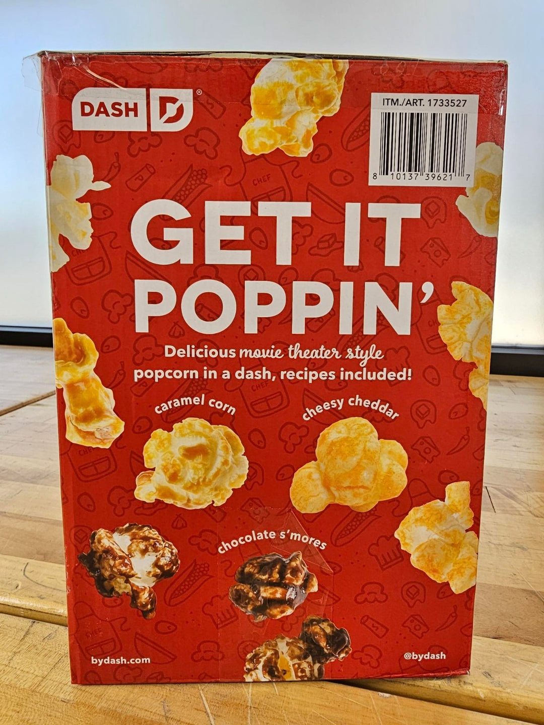 DASH SmartStore Deluxe Stirring Popcorn Maker Hot Oil Electric Popcorn Machine