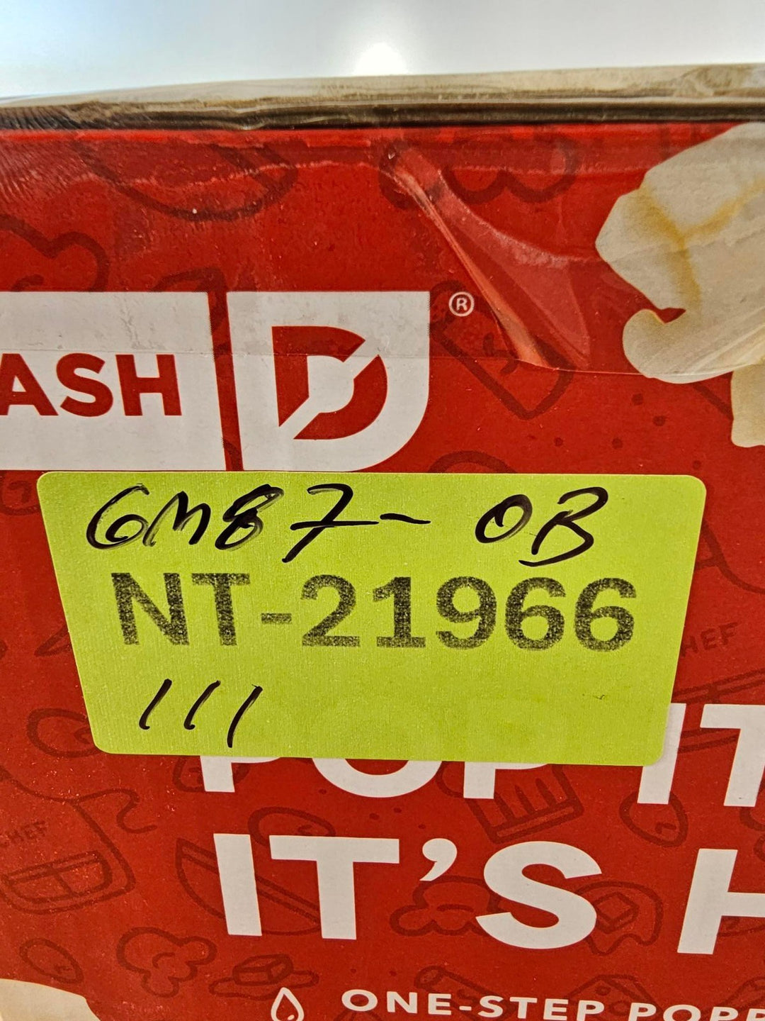 DASH SmartStore Deluxe Stirring Popcorn Maker Hot Oil Electric Popcorn Machine