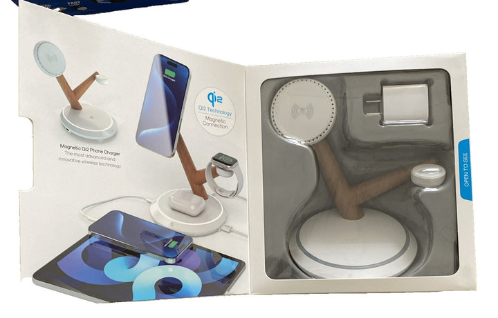 ?? Atomi Qi2 Magnetic Wireless Charging Stand–Fast Charging for iPhone & Android Retail $72.90