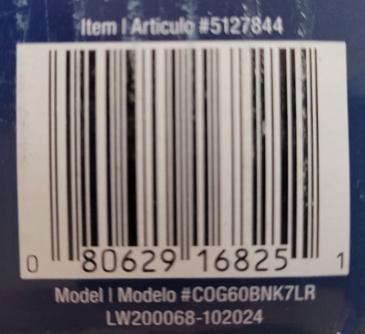 New Harbor Breeze Cogdell 60" 7 Blade Ceiling Fan W/ Light & Remote COG60BNK7LR Retail $219.98