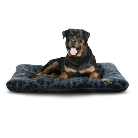 Vibrant Life Extra Large Tufted Pet Bed  Navy Fair Isle  38  X 48 Retail $14.98
