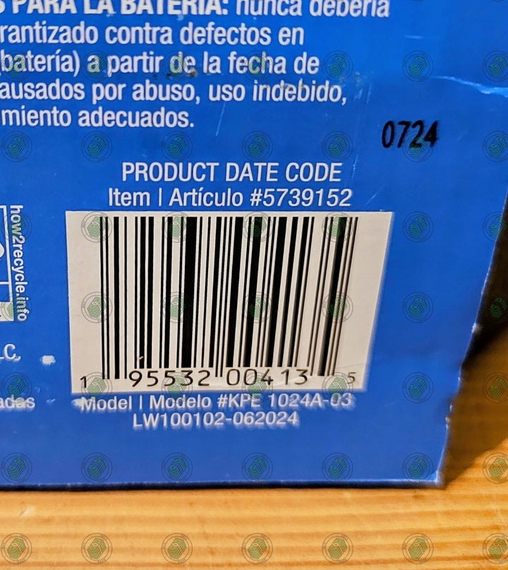 Kobalt Pex Expander Kit #5739152, Model #KPE 1024A-03 Includes Battery & Charger