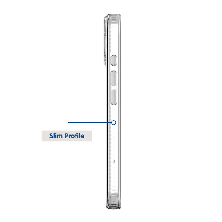 Onn. WIBIRI100149716 Shock Absorbent Phone Case for iPhone 16, Clear Iridescent Retail $12.98