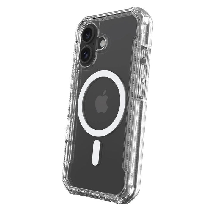 Onn. WIBCLR100149692 MagSafe Compatible Rugged Phone Case for iPhone 16 - Clear Retail $11.00