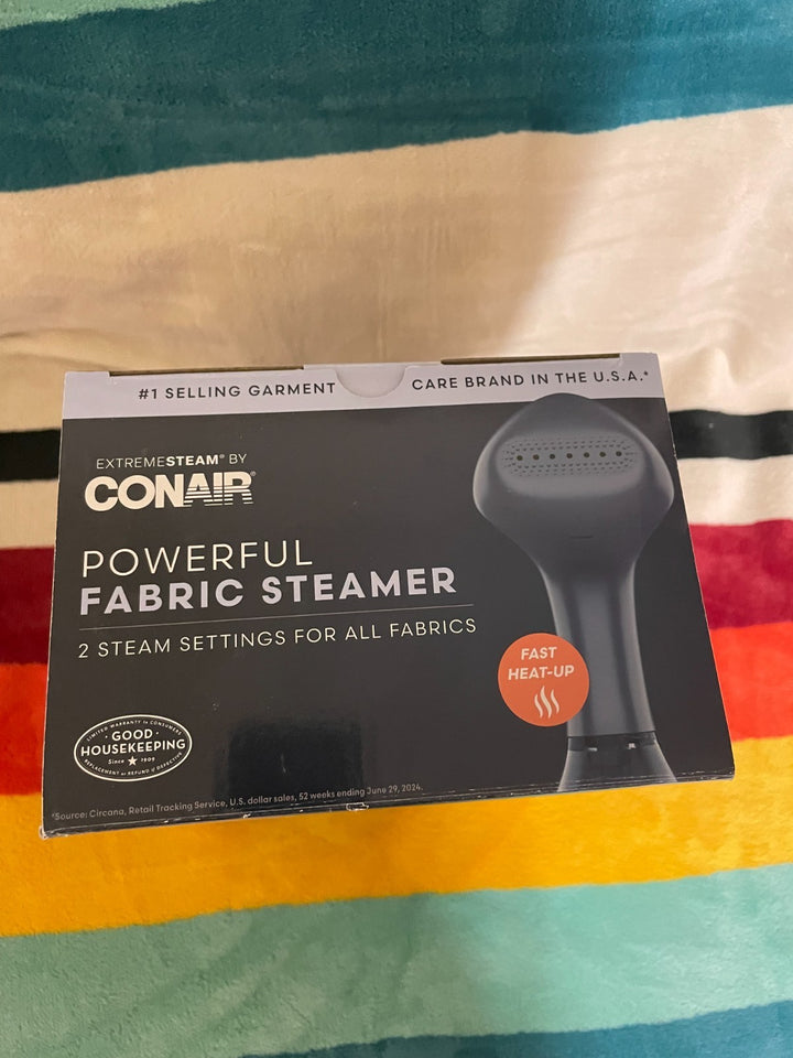 Conair Turbo EXTREME STEAM Handheld Fabric Steamer All Parts and Paperwork NEW Retail $28.22