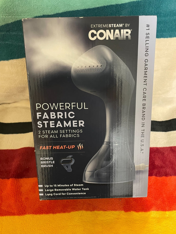 Conair Turbo EXTREME STEAM Handheld Fabric Steamer All Parts and Paperwork NEW Retail $28.22
