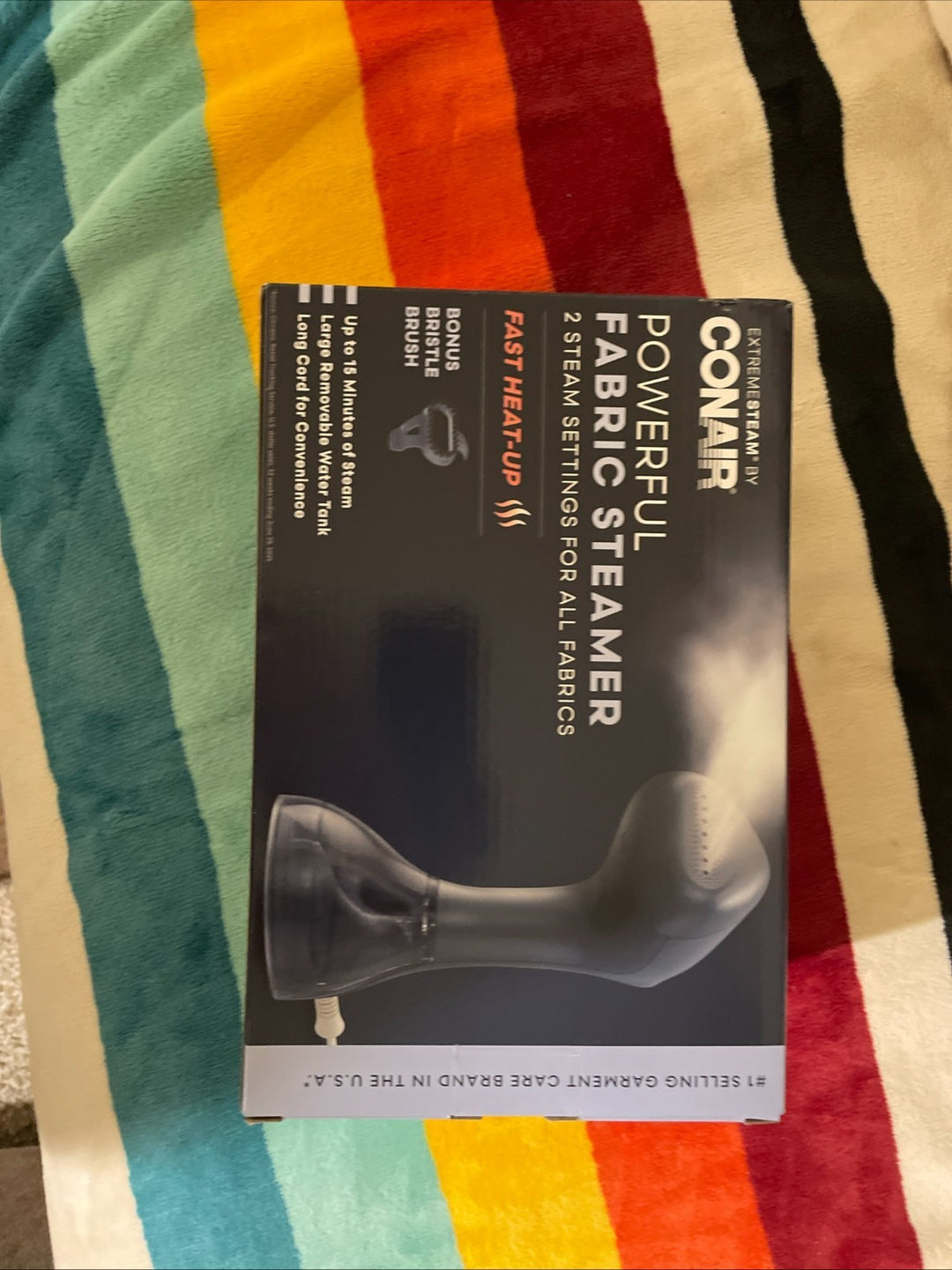 Conair Turbo EXTREME STEAM Handheld Fabric Steamer All Parts and Paperwork NEW Retail $28.22