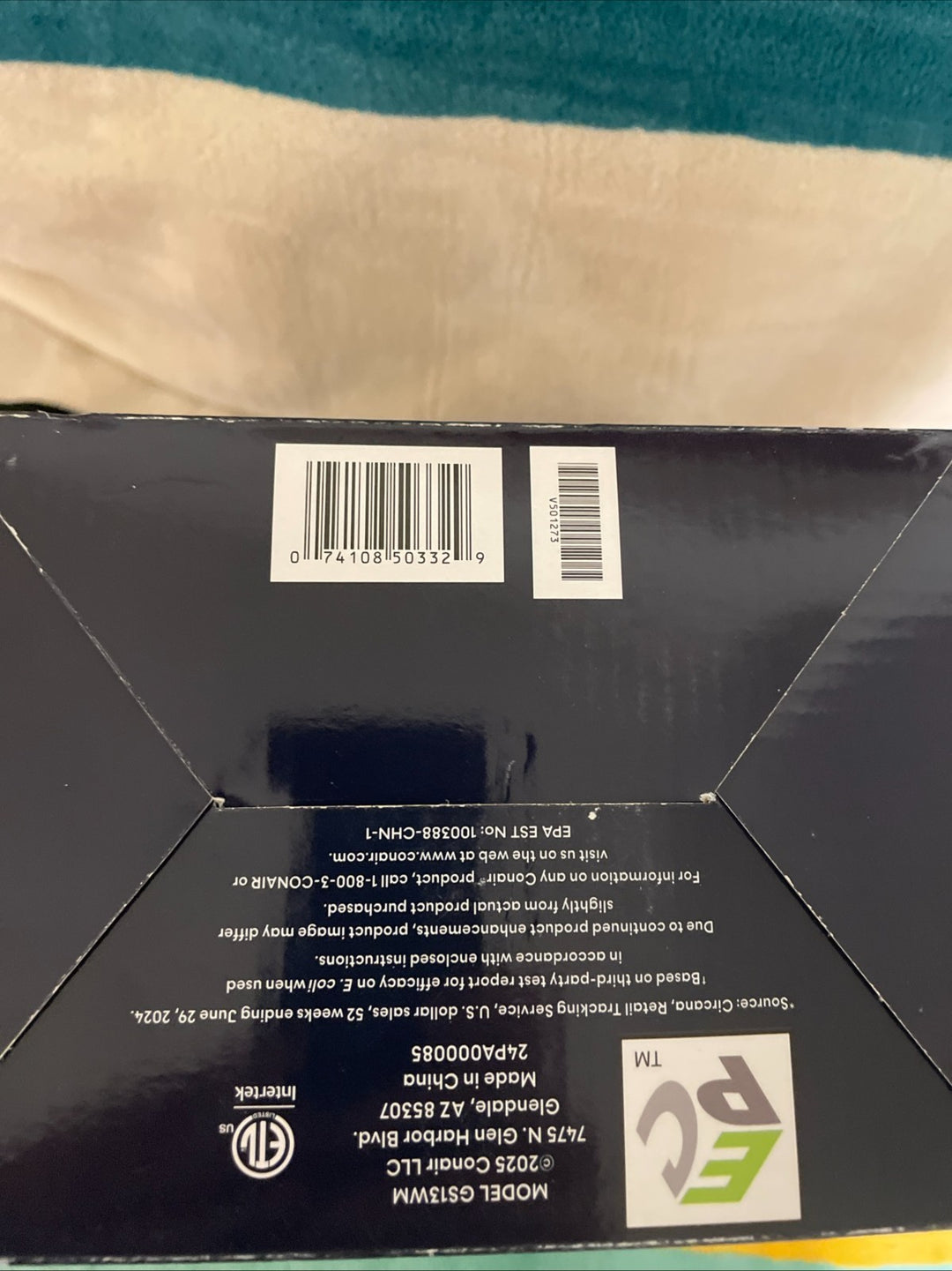 Conair Turbo EXTREME STEAM Handheld Fabric Steamer All Parts and Paperwork NEW Retail $28.22