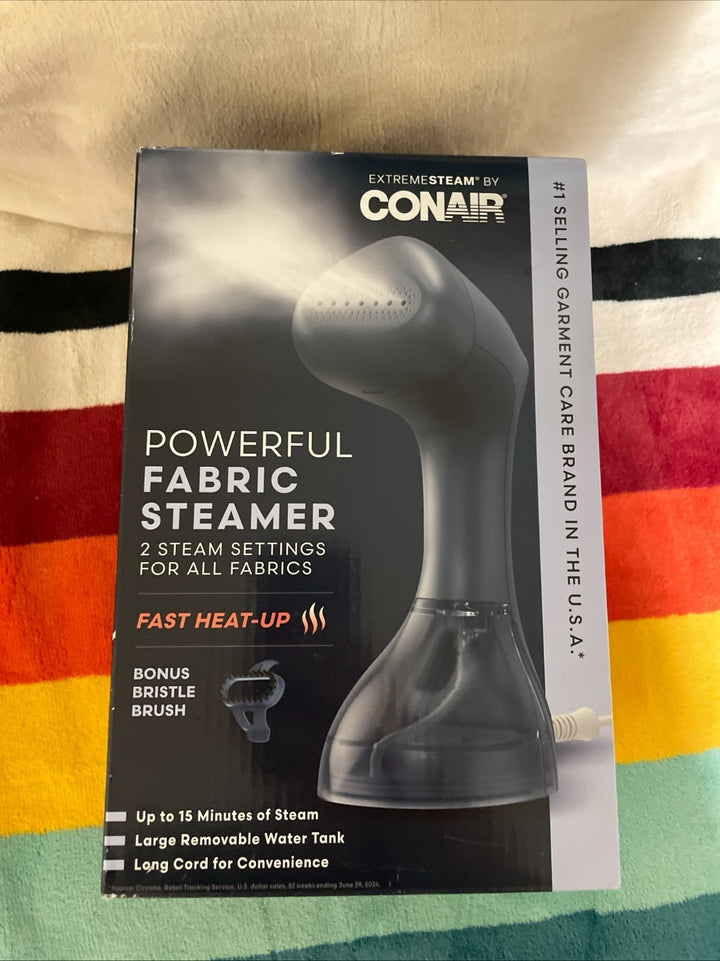 Conair Turbo EXTREME STEAM Handheld Fabric Steamer All Parts and Paperwork NEW Retail $28.22