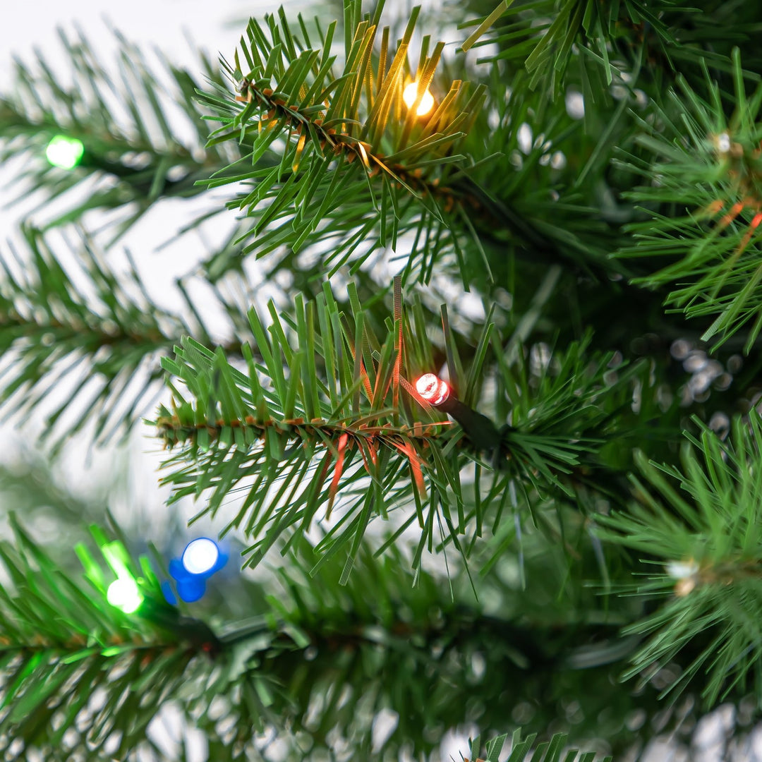 4' Pre-Lit Indiana Spruce Green Artificial Christmas Tree with Color-Changing Retail $14.13