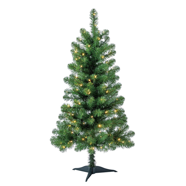 4' Pre-Lit Indiana Spruce Green Artificial Christmas Tree with Color-Changing Retail $14.13