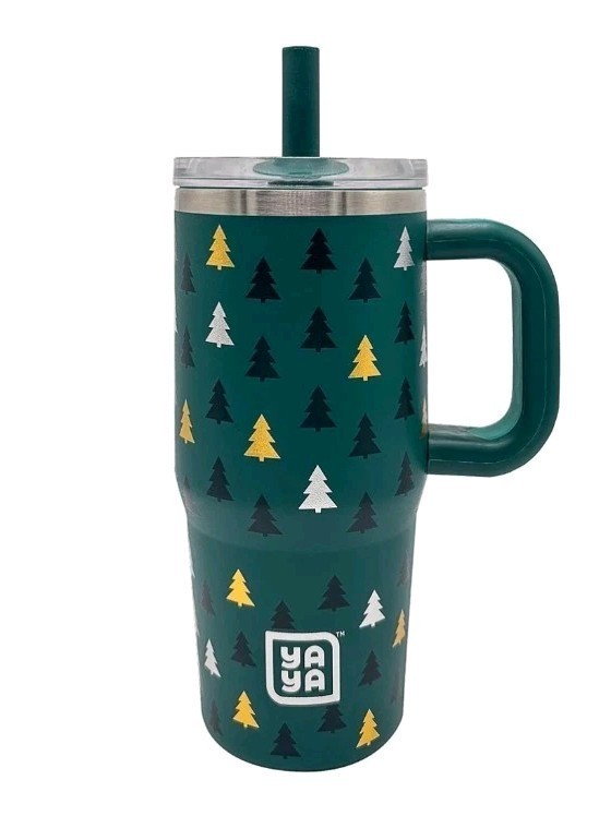 YAYA My First Travel Tumbler for Toddlers 3+ with Reusable Straw and Spill-Safe