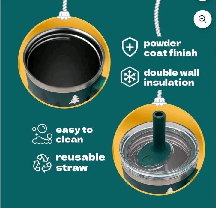 YAYA My First Travel Tumbler for Toddlers 3+ with Reusable Straw and Spill-Safe